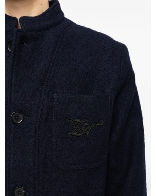 Zadig & Voltaire Blue Venezia Wool Jacket for men