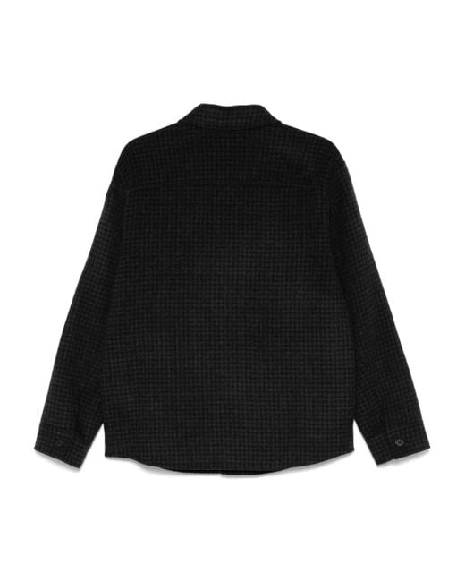 Theory Black Houndstooth-Pattern Jacket for men