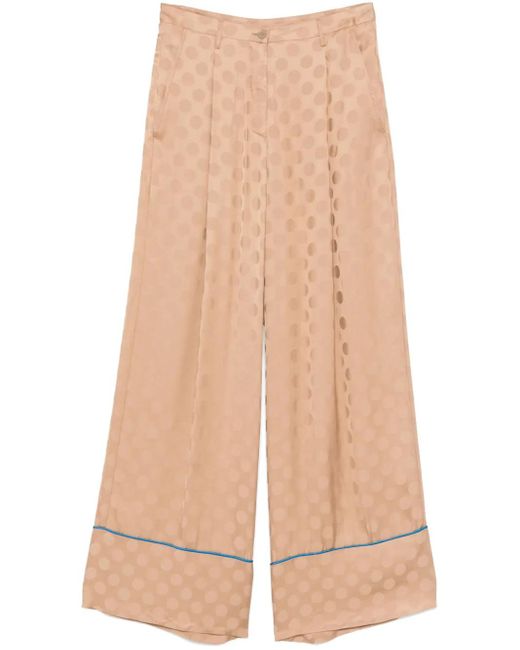..,merci Natural Polka Dot Trousers