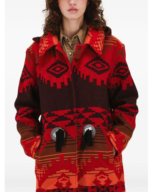 Fortela Red Flick Coat