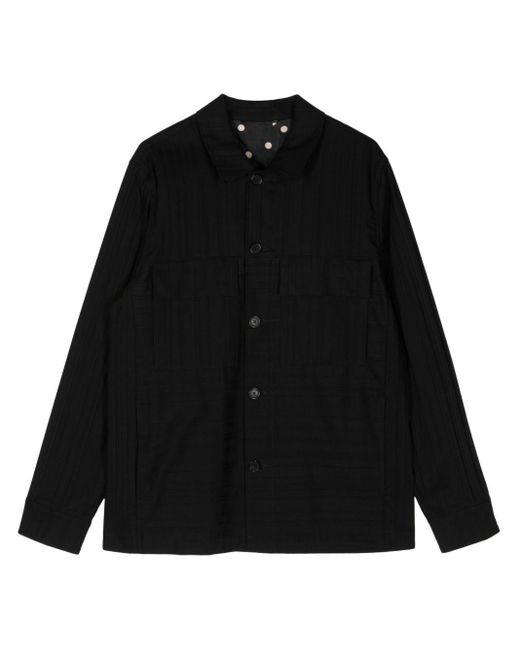 Paul Smith Black Cotton Shirt Jacket for men