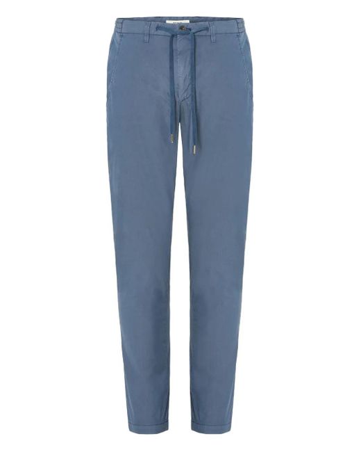 Briglia 1949 Blue Drawstring Cotton Trousers for men