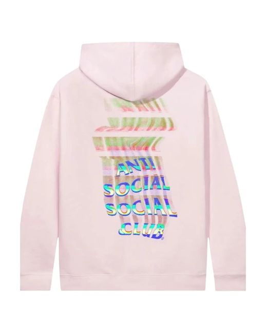 ANTI SOCIAL SOCIAL CLUB Pink Channel 747 Hoodie for men
