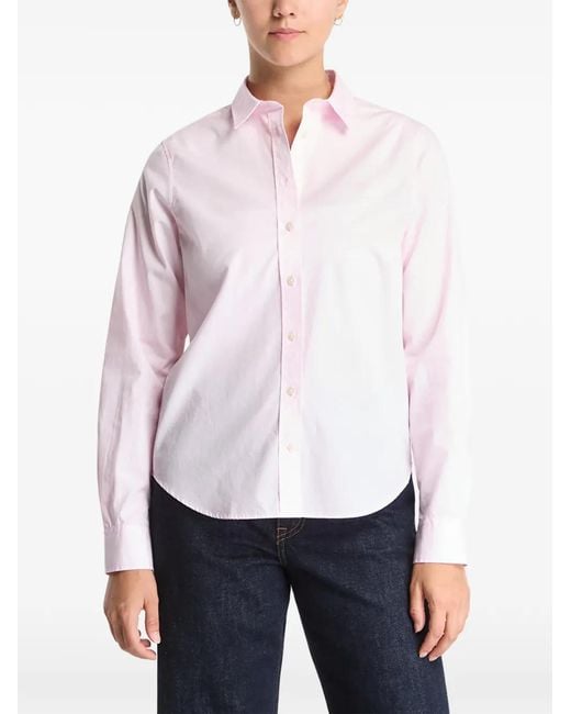 Camisa Con Botones Gant de color White
