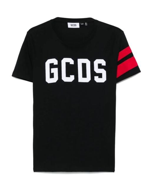 メンズ Gcds ロゴ Tシャツ Black