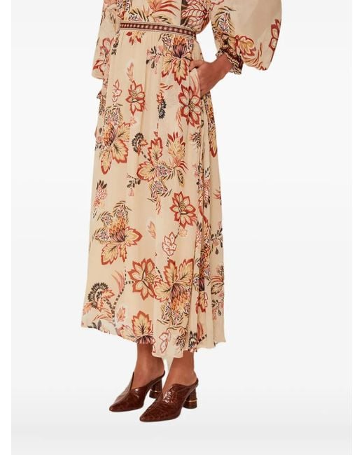 Farm Rio White Floral Blouse
