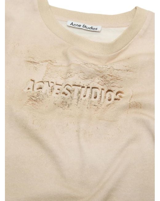 Acne Natural Organic-Cotton T-Shirt
