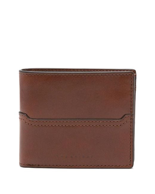 The Bridge Brown Leather Bi-Fold Wallet for men