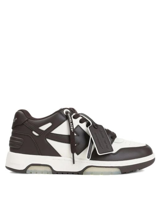 Off-White c/o Virgil Abloh Our of Office Sneakers mit Pfeil-Patch in Brown für Herren