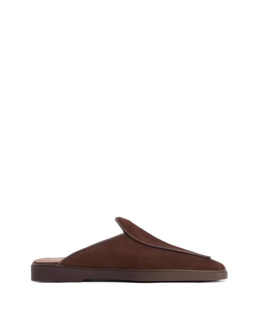 Giuseppe Zanotti Brown Iago Leather Trim Sandals for men