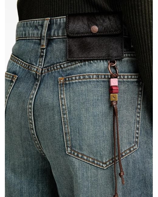 Miss Sixty Green Wide-Leg Jeans