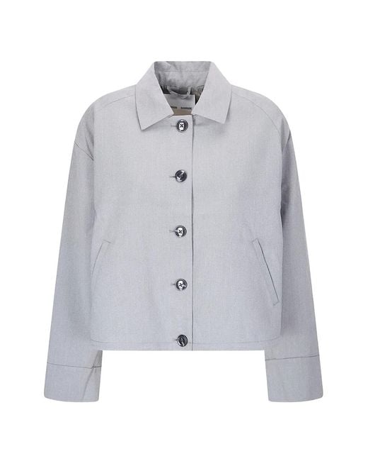 Samsøe & Samsøe Blue Veste Sakelly Boutonnée