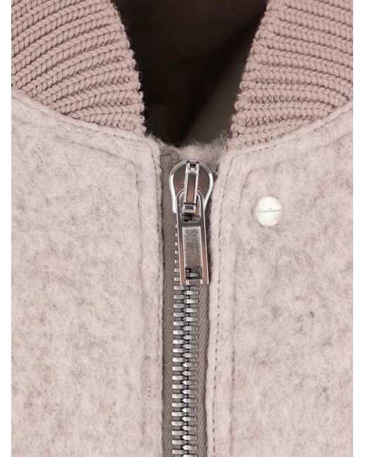 Rick Owens Pink Secchia Cropped Jacket