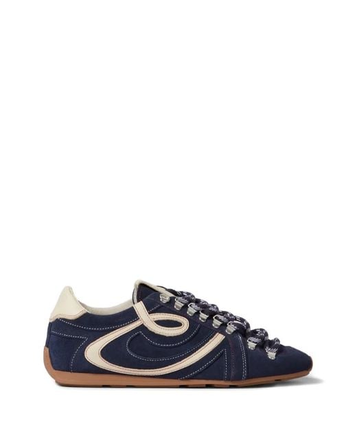 Claudie Pierlot Blue Swing Suede Trainers