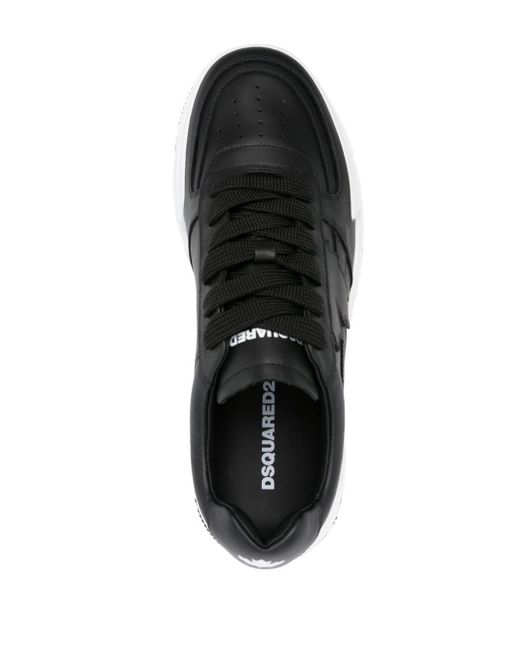 Sneakers Canadian in pelle di DSquared² in Black da Uomo