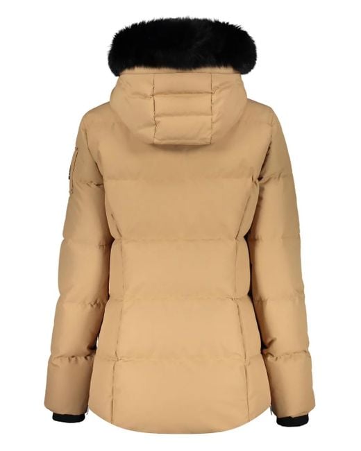 Moose Knuckles Natural Hooded Down Jacket