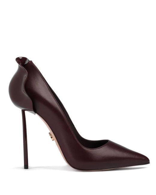 Le Silla Brown 120Mm Petalo Pumps