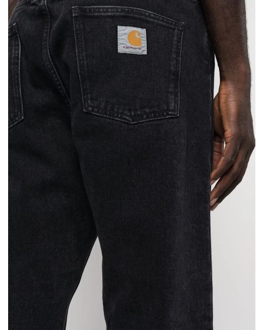 Jean Newel À Coupe Droite Carhartt pour homme en coloris Black