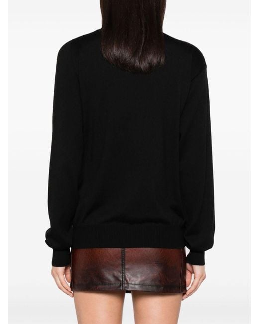 Sportmax Black Pullover mit Cut-Out