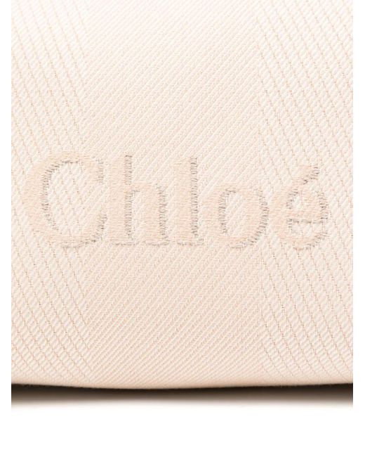 Chloé ジャカード ショルダーバッグ Natural