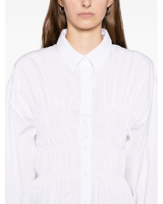 CECILIE BAHNSEN White Braxton Shirt