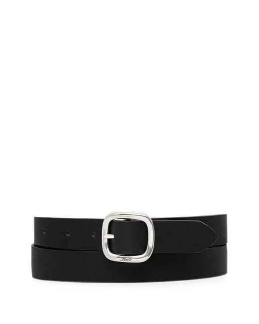 Levi's White Logo-Engraved Buckle Belt