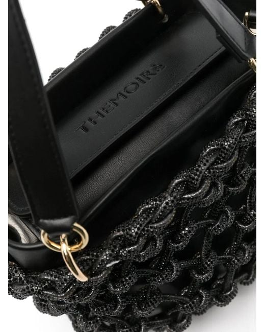 THEMOIRÈ Black Kobo Knots Tote Bag