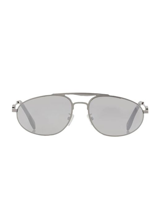 Fendi Getönte Pilotenbrille in Gray für Herren