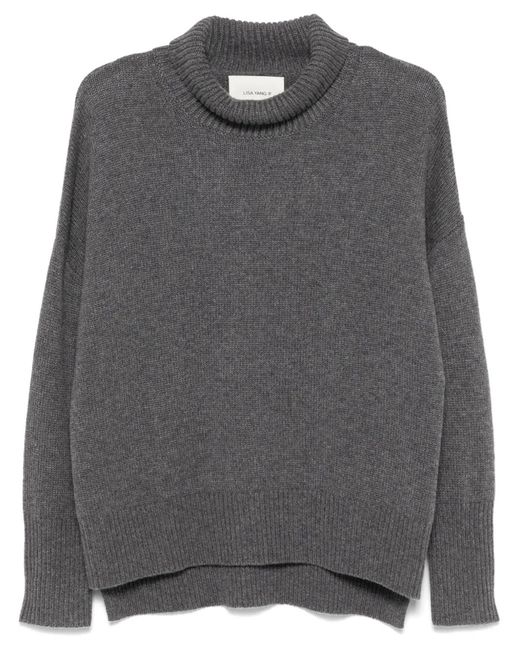 Lisa Yang Gray Heidi Sweater
