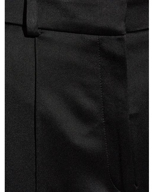 Balmain Black Wide-Leg Trousers