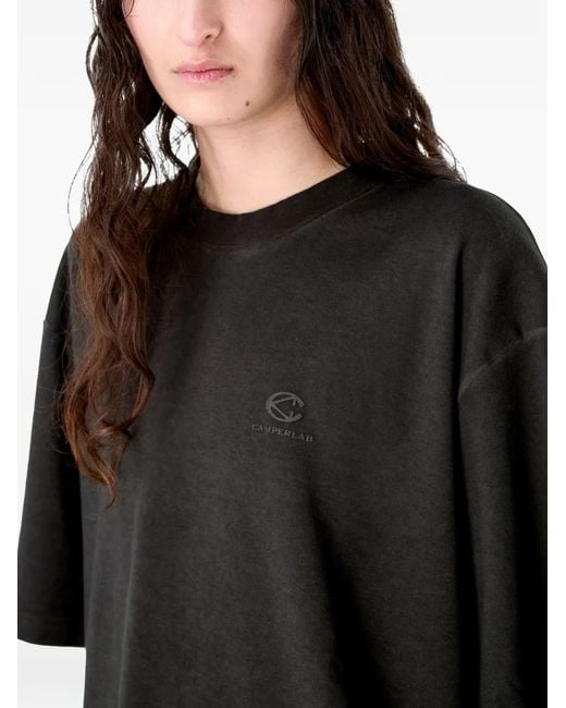 CAMPERLAB Black T-Shirt À Col Rond