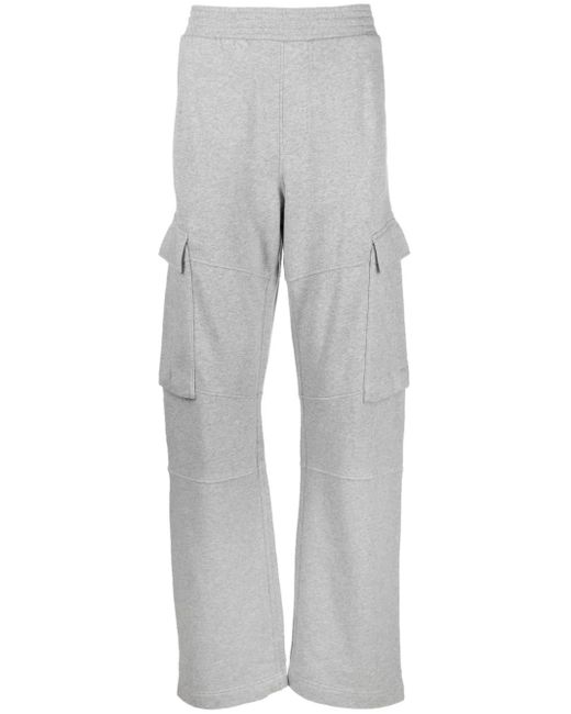 Givenchy Gray Cargo Cotton Track Pants for men