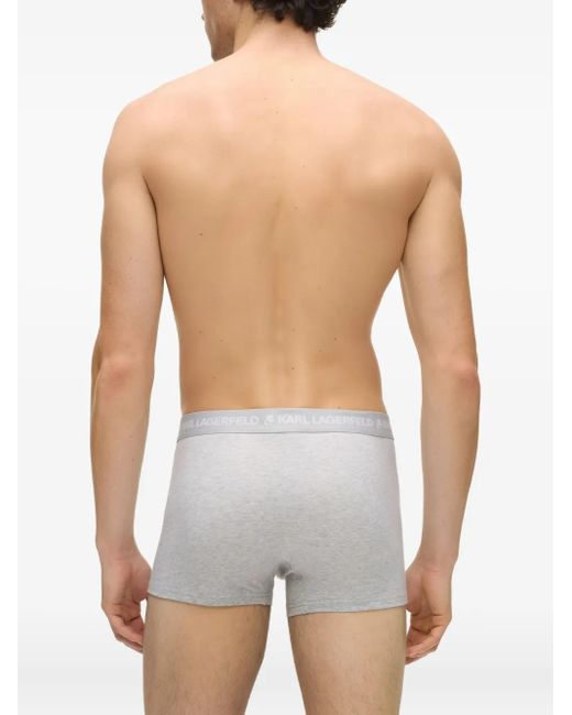 Karl Lagerfeld Black Logo Boxers (Set Of Three) for men
