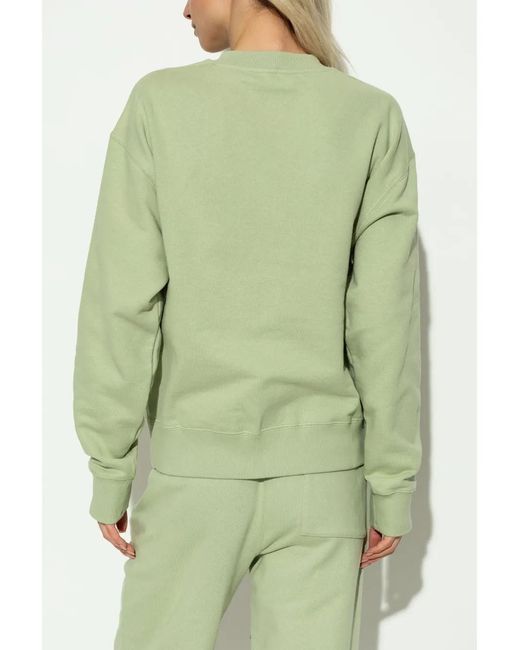 Jil Sander Green Cotton Sweatshirt