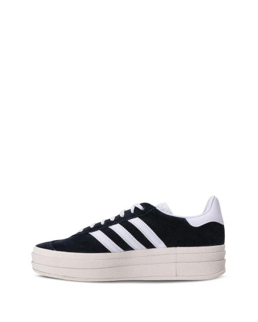 Adidas Blue Gazelle Bold Platform Sneakers