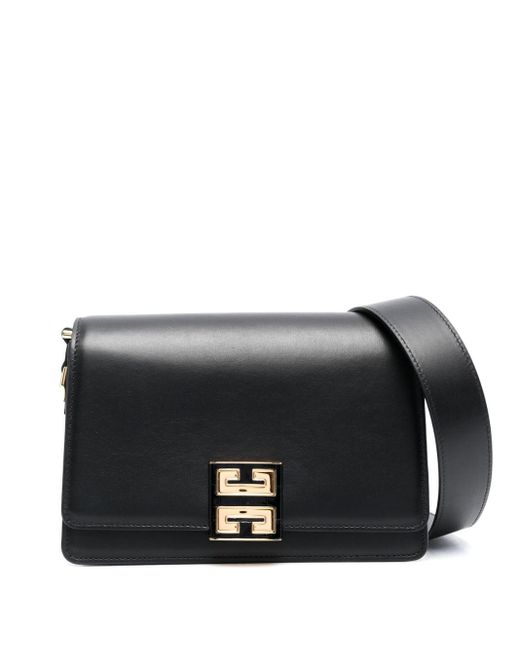 Givenchy Black Medium 4g Leather Crossbody Bag