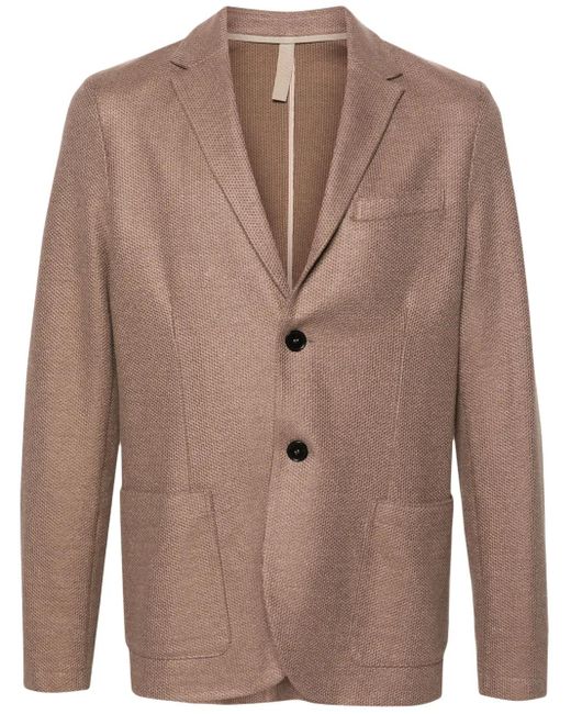 Harris Wharf London Einreihiges Sakko Mit Fallendem Revers in Brown für Herren