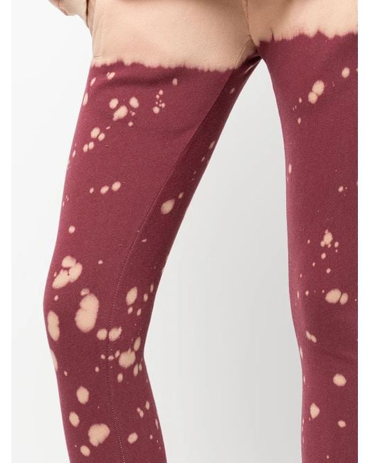 LA DETRESSE Red Slim Fit Track Pants