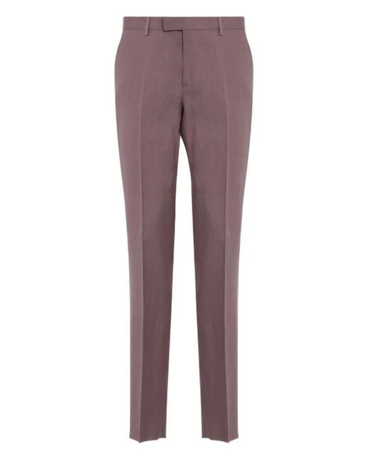 Paul Smith Purple Tailored Trousers for men