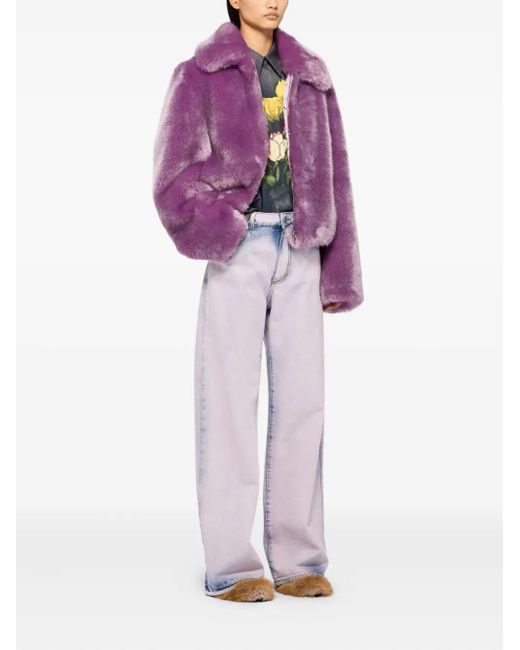 MSGM Blue Logo Jeans