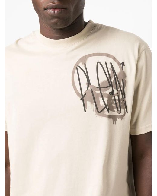 Philipp Plein Natural Ss Round-Neck T-Shirt for men
