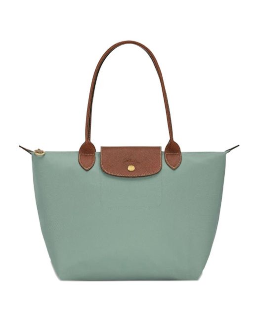 Bolso de hombro Le Pliage Original mediano Longchamp de color Green