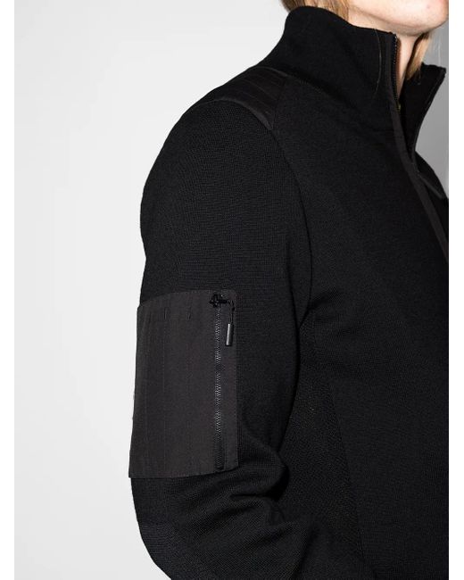 Canada Goose Black Stormont Half-Zip Sweatshirt for men
