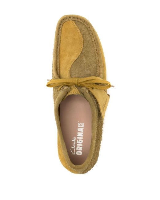 Clarks Brown Wallabee Olive Combination for men