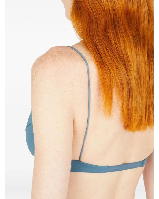 St. Agni Blue Ziah Bikini Top