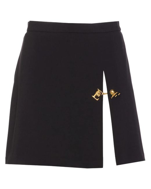 Elisabetta Franchi ロゴ ミニスカート Black