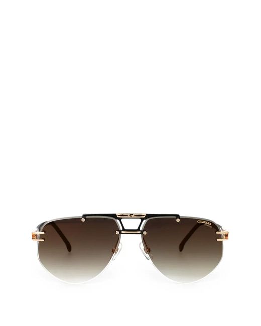 Carrera Black Pilot-Frame Sunglasses for men