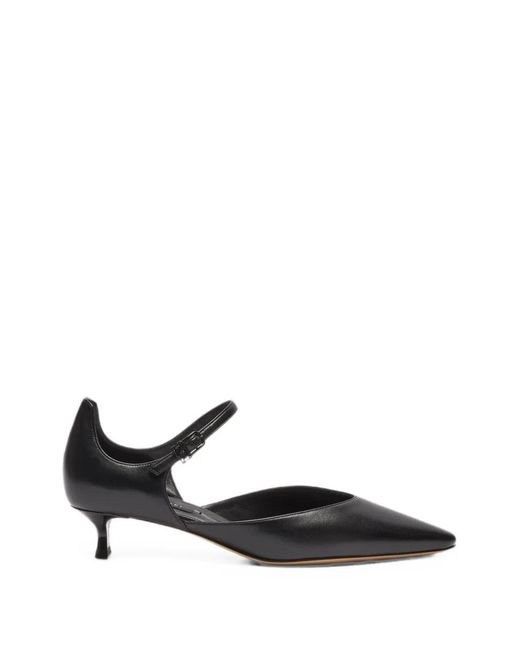 Casadei Black Giselle C-Chain Pumps