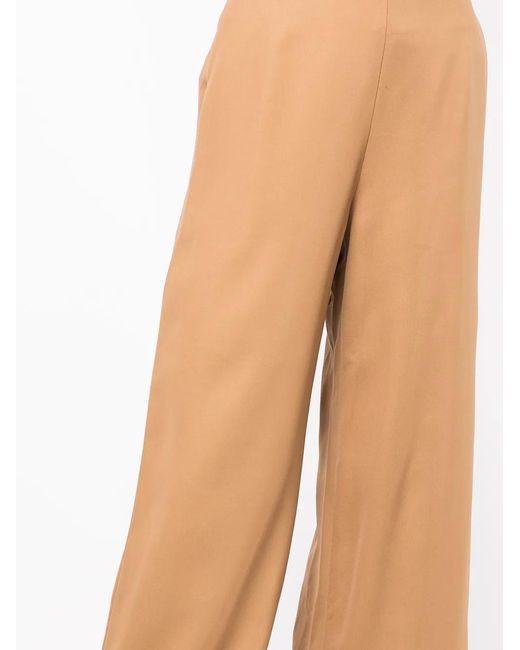 GOODIOUS Natural Wide-Leg Trousers