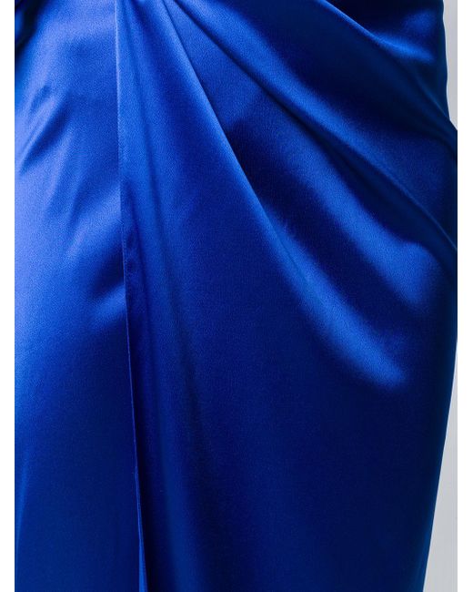 Balenciaga Blue Wrap Skirt
